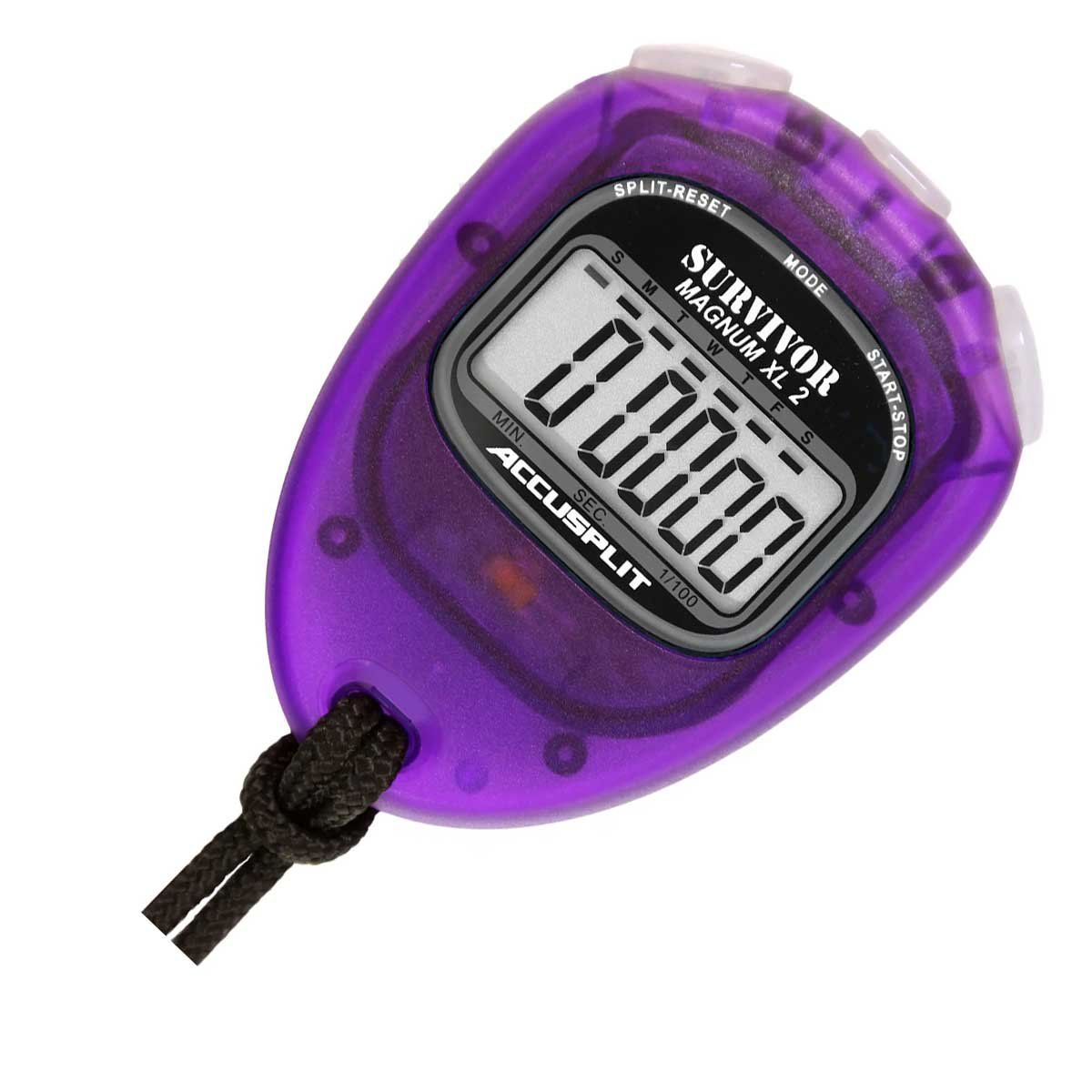 ACCUSPLIT - Cronómetro Digital Accusplit Survivor 2 Profesional - Morado