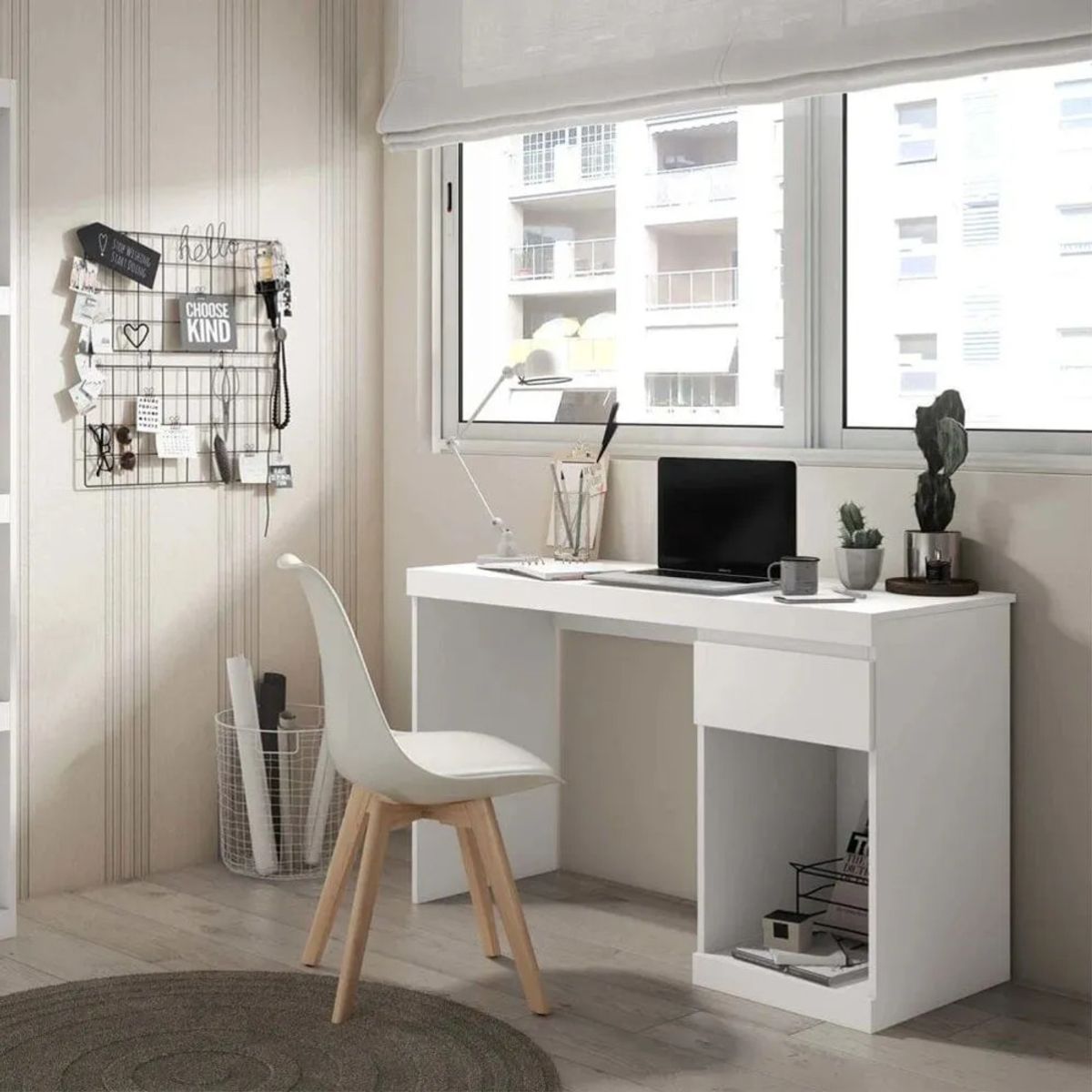 TU MESITA - Escritorio Belagua Blanco 120cm