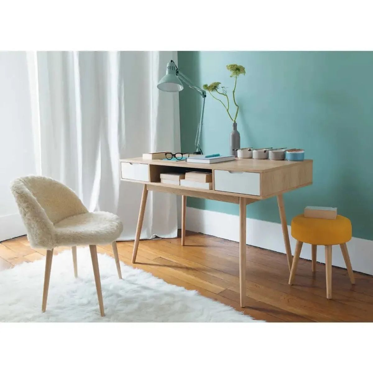 TU MESITA - Escritorio Canel Marrón 120 cm