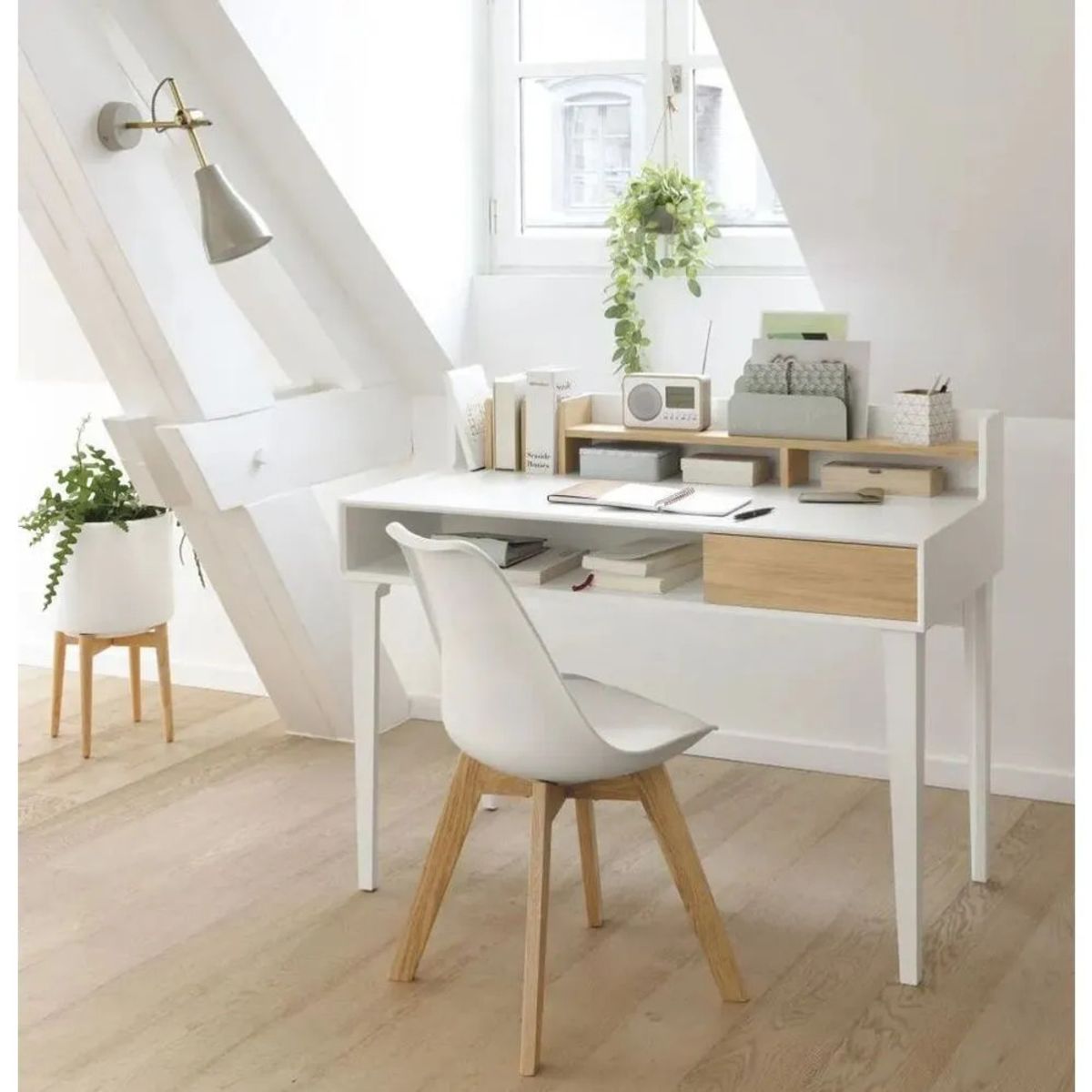 TU MESITA - Escritorio Cloer Blanco 120cm