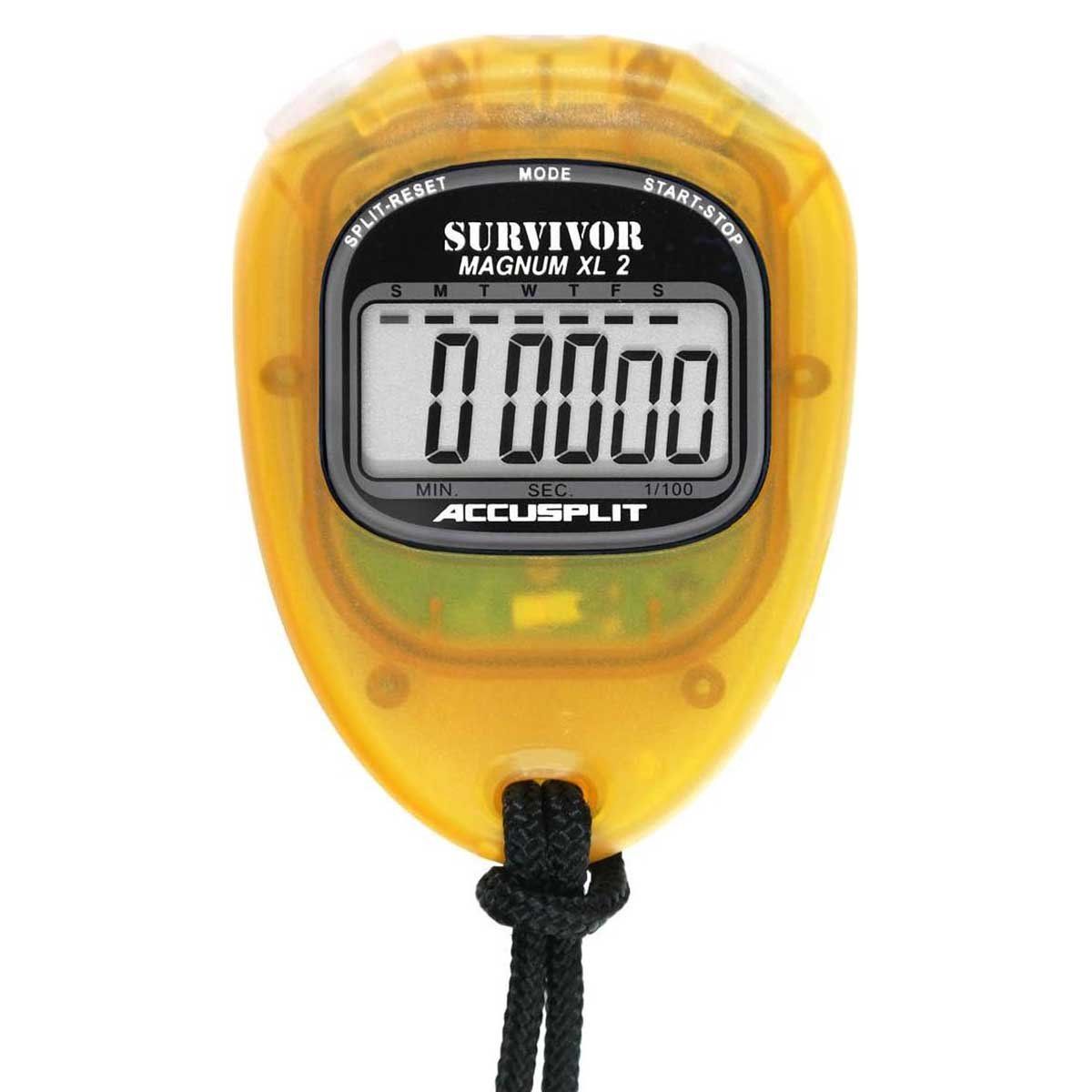 ACCUSPLIT - Cronómetro Digital Accusplit Survivor 2 Profesional Naranja