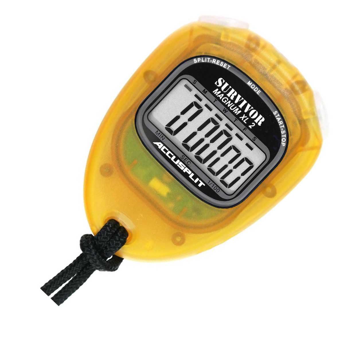 ACCUSPLIT - Cronómetro Digital Accusplit Survivor 2 Profesional Naranja