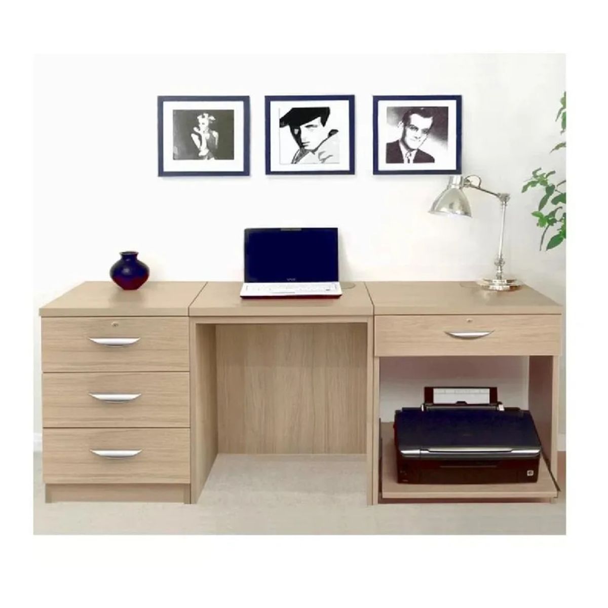 TU MESITA - Escritorio Ejecutivo TU MESITA Felix color Duna 4 cajones