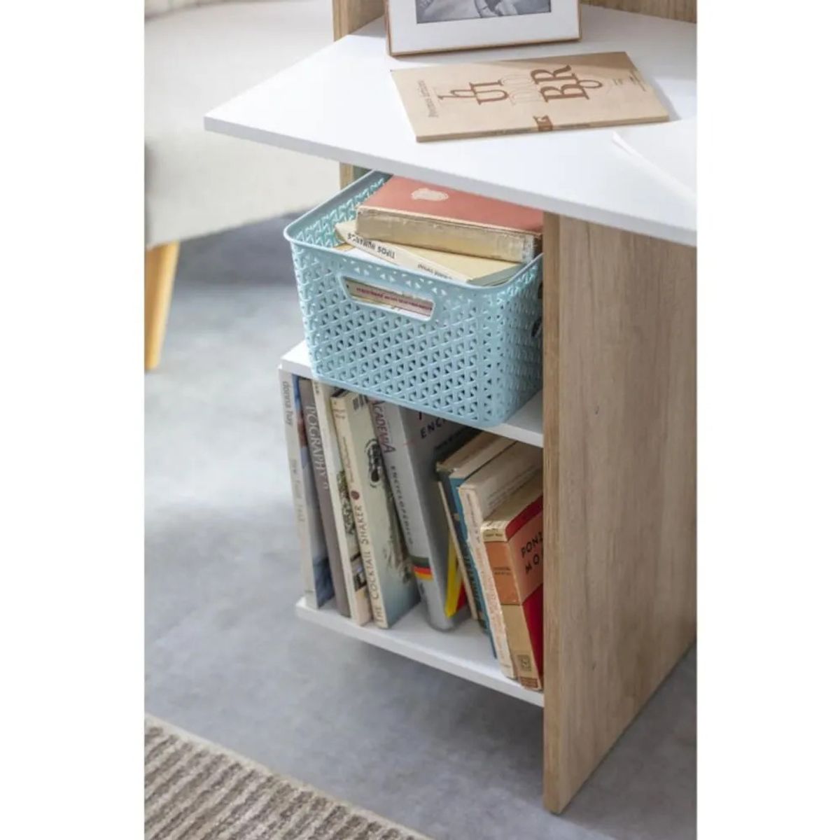 TU MESITA - Escritorio Frankfurt Duna-Blanco 120cm