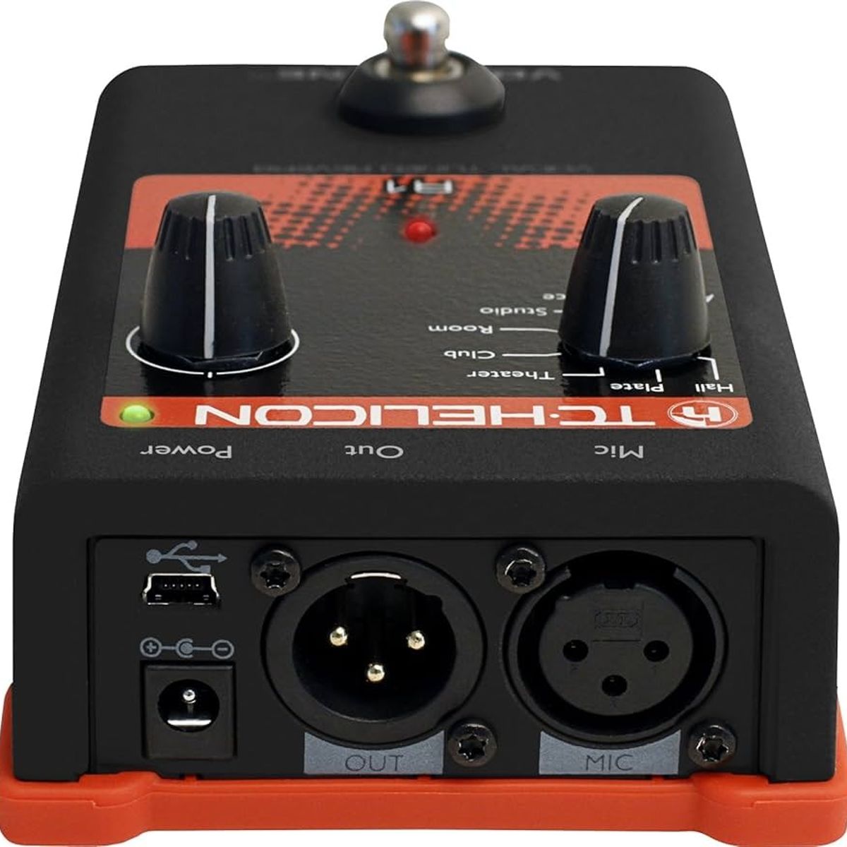 TC HELICON - Pedal 1 Boton Para Reverb TC HELICON VOICETONE R1