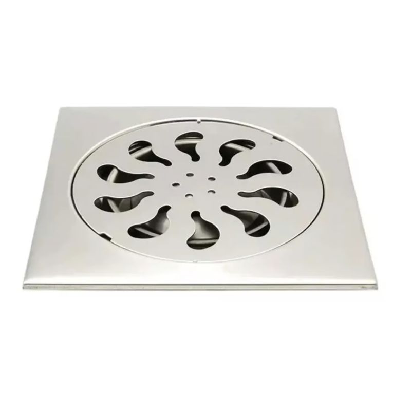 XM - Sumidero 4" en Acero Inoxidable 304 Satinado