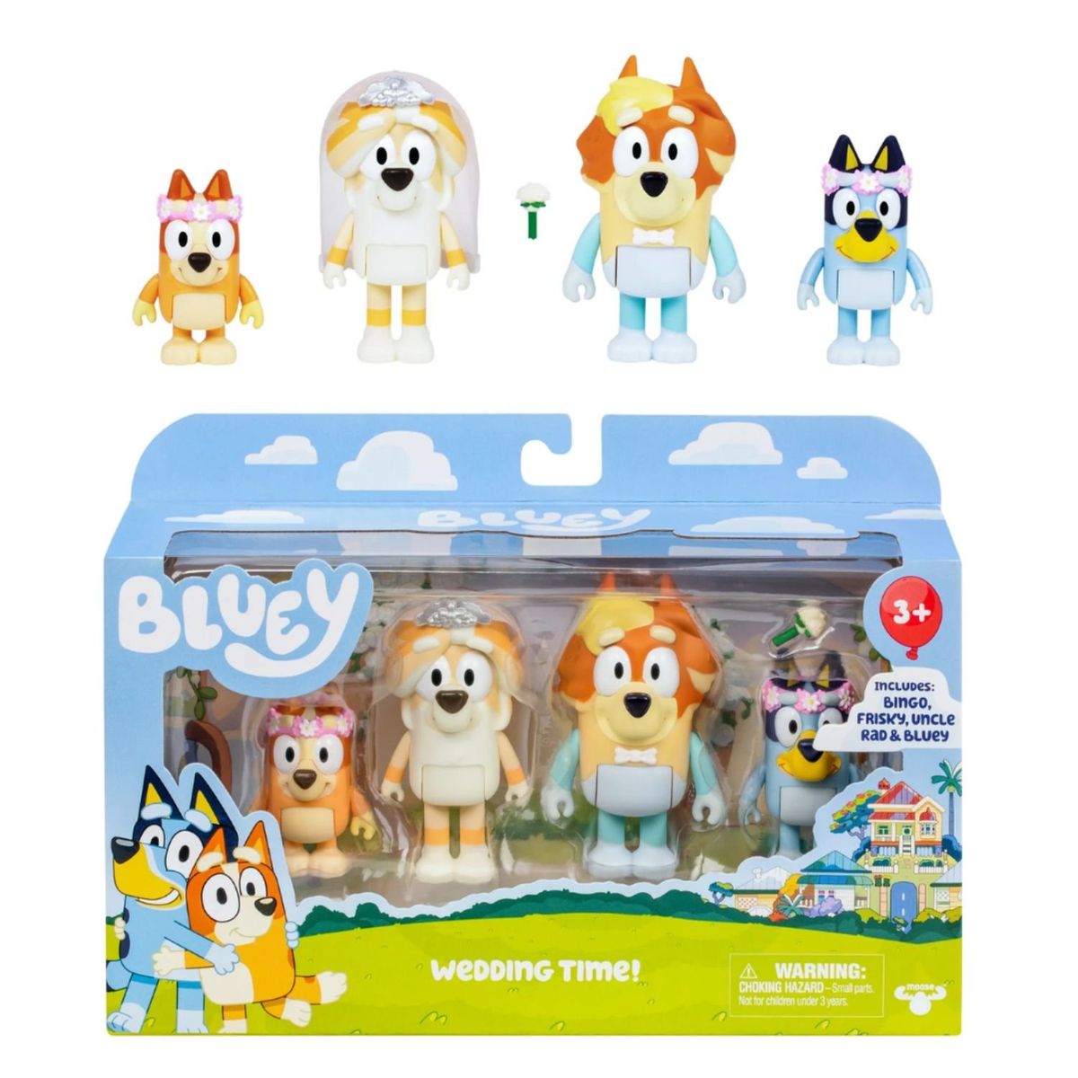 BLUEY - Bluey Pack Figuras Weeding Time
