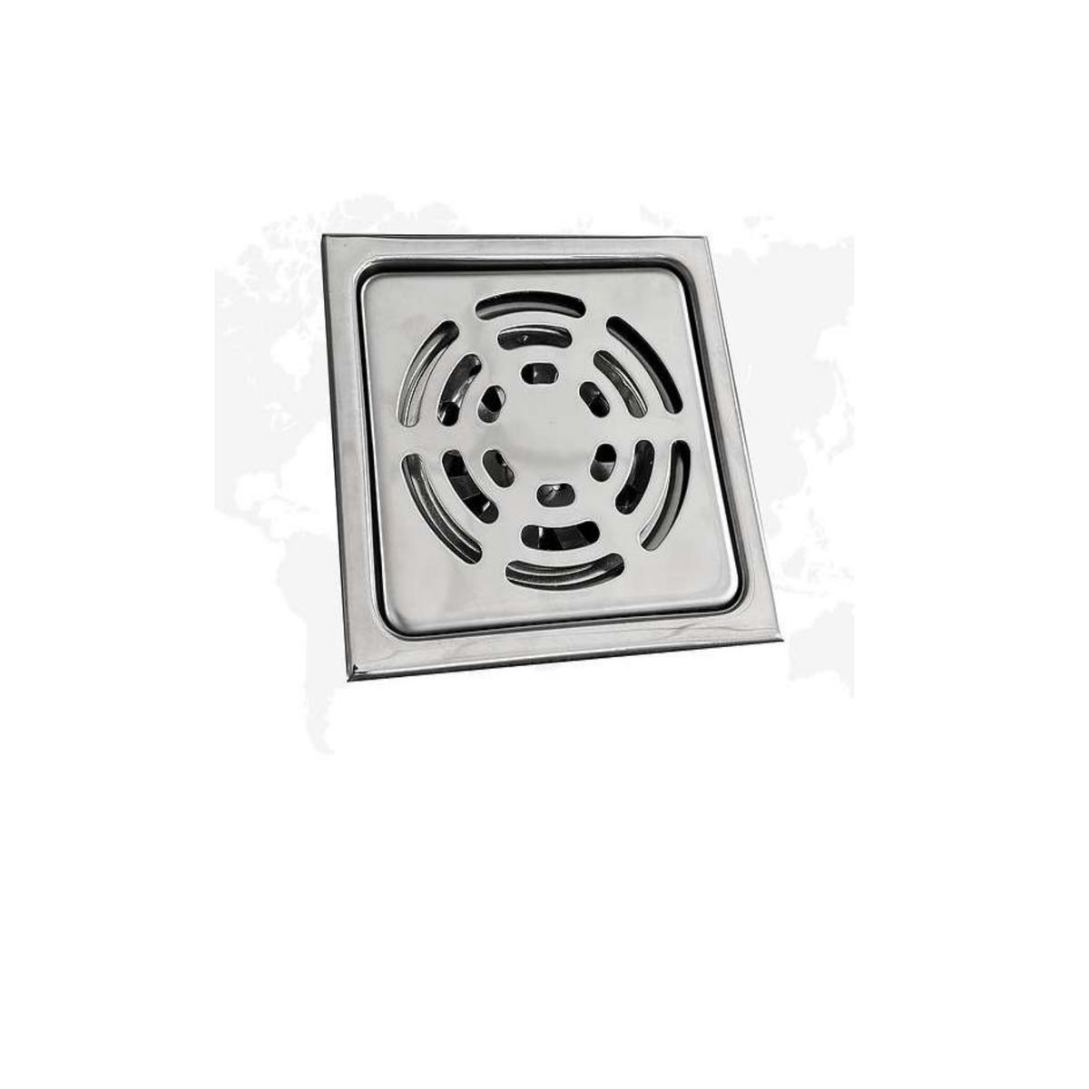 XM - Sumidero 4" en Acero Inoxidable 304 Satinado