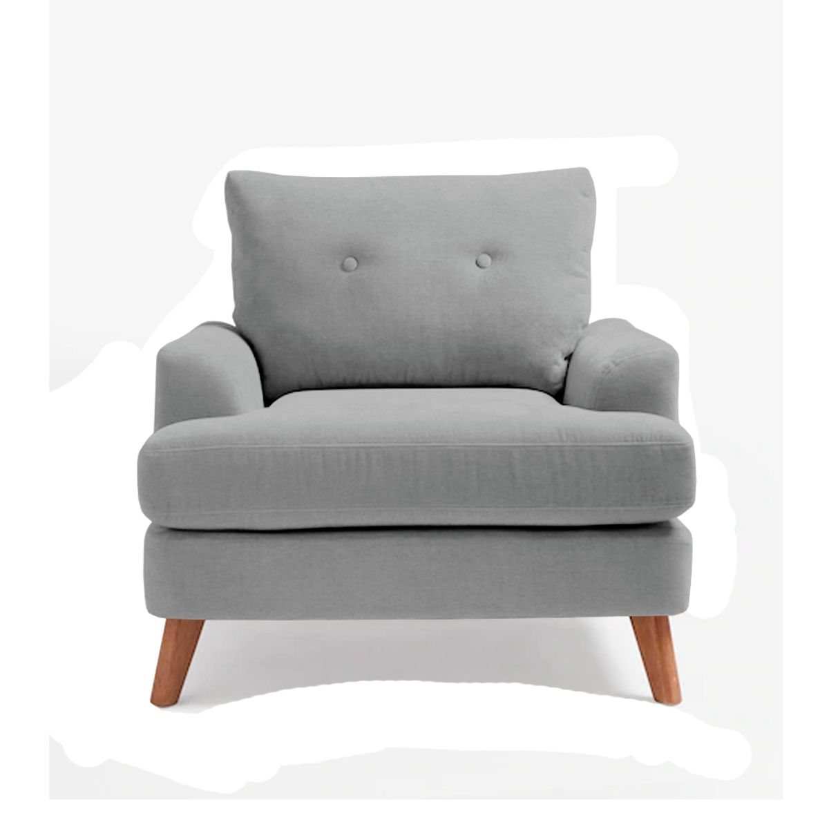 BH BARAKA HOME PREMIUM - Butaca Zabbar - Gris oscuro