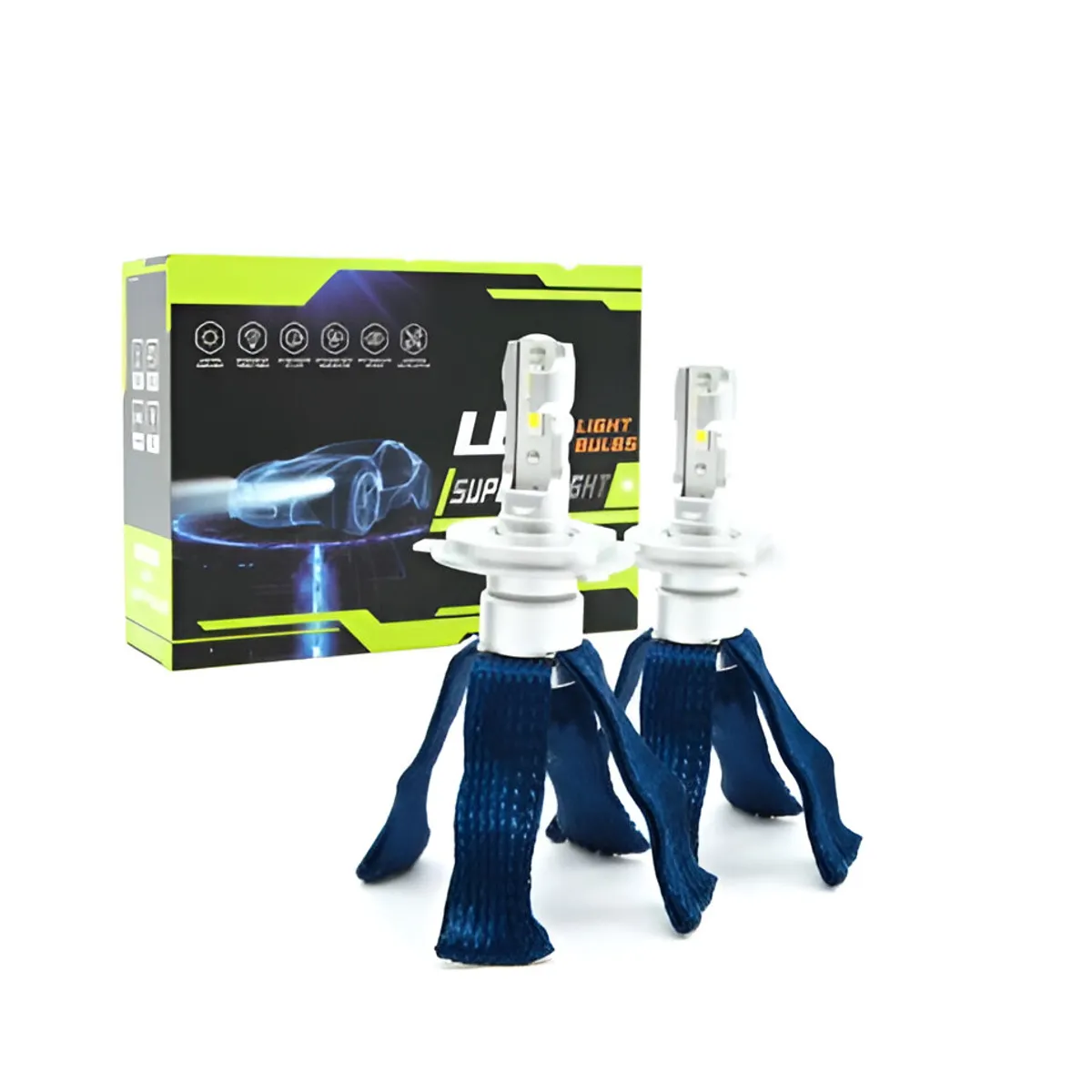 JET - Foco Led H4 con Disipador Chip PHIlip