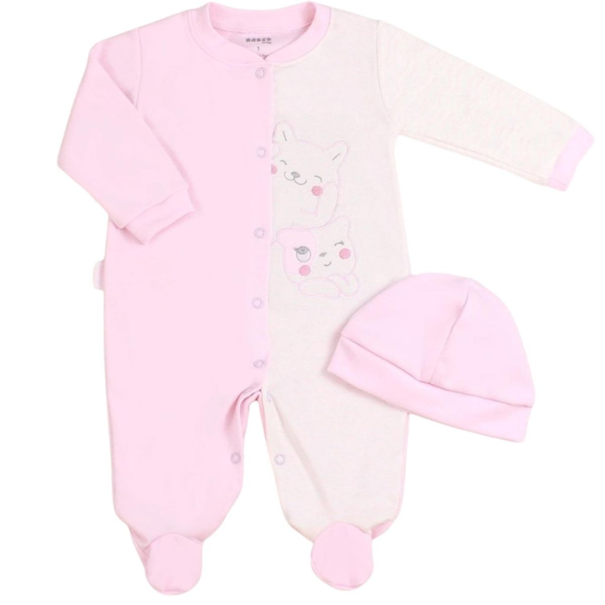 GENERICO - Enterizo Algodon - Amigos Rosado