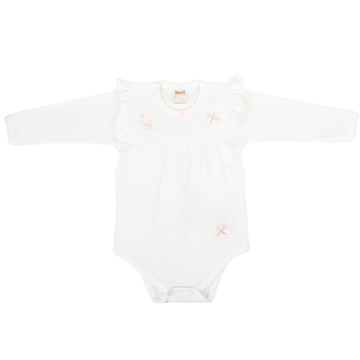 GENERICO - Ajuar - 3 piezas Algodón - Libelula - Blanco