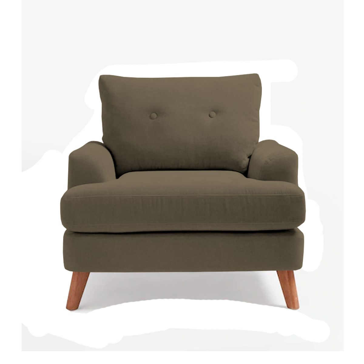 BH BARAKA HOME PREMIUM - Butaca Zabbar - Beige oscuro