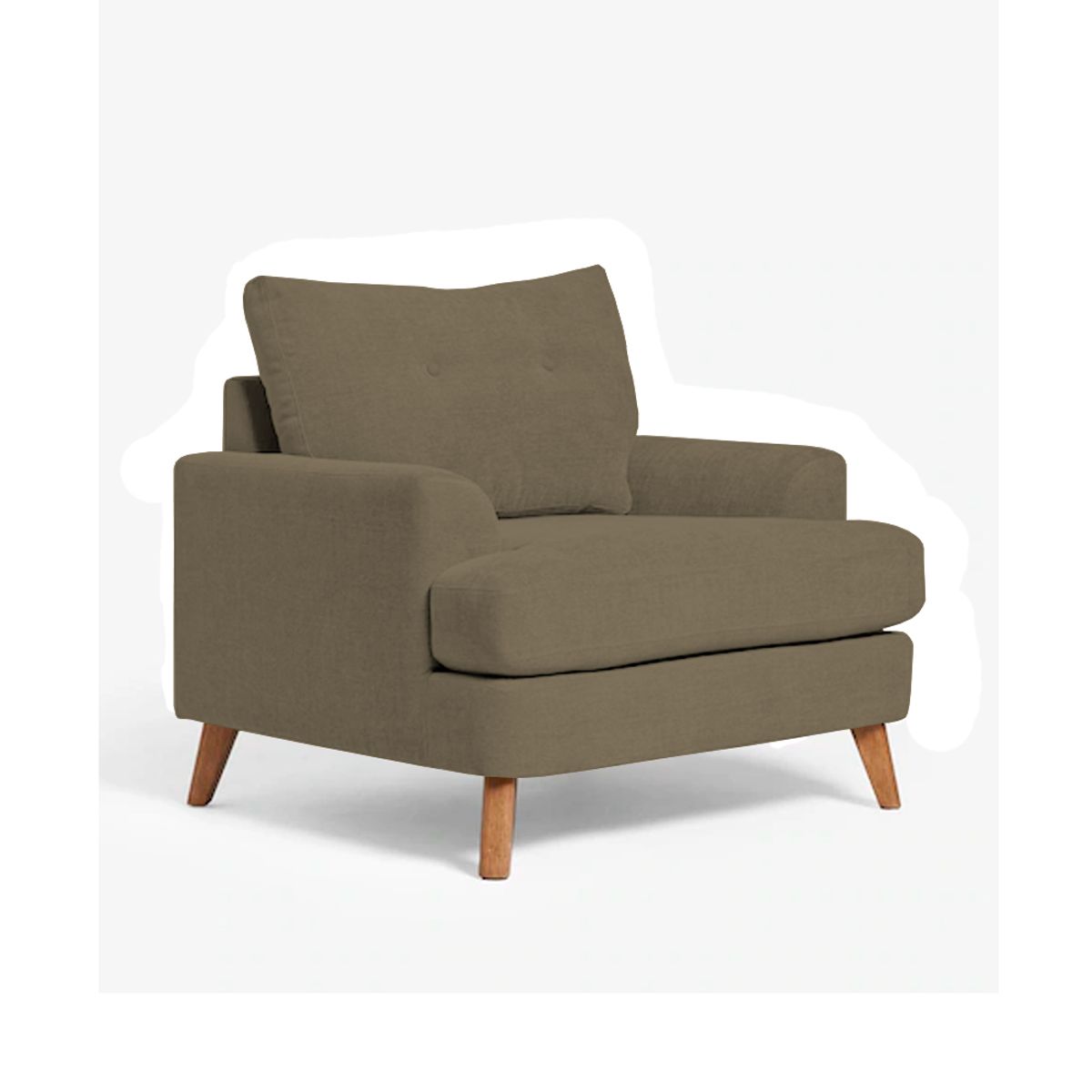 BH BARAKA HOME PREMIUM - Butaca Zabbar - Beige oscuro