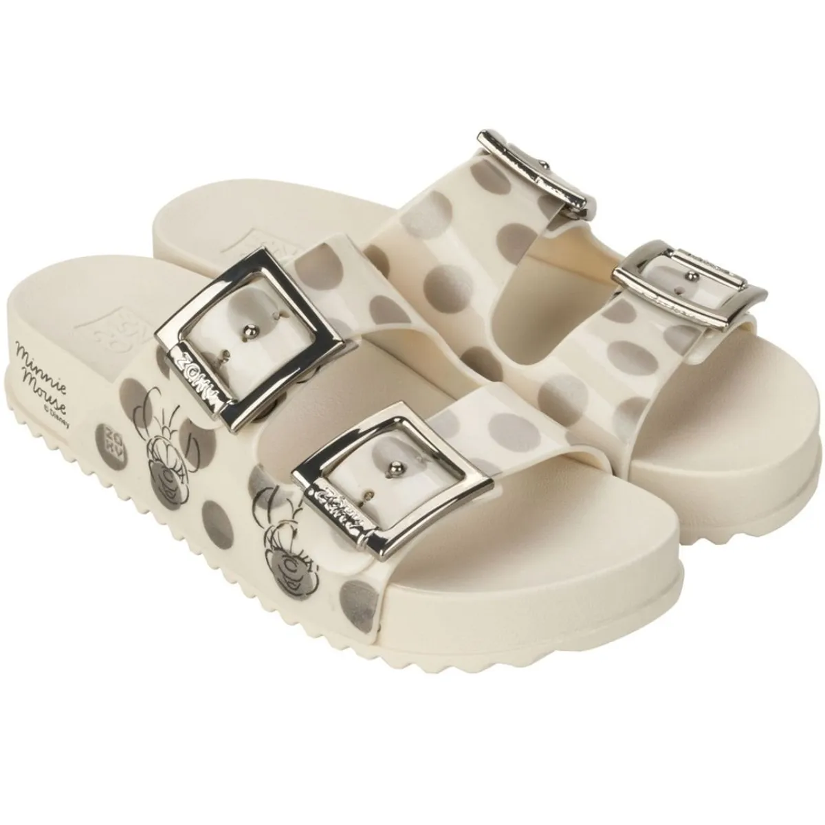 DISNEY - Sandalias Mujer Zaxy Minnie Mouse Hueso