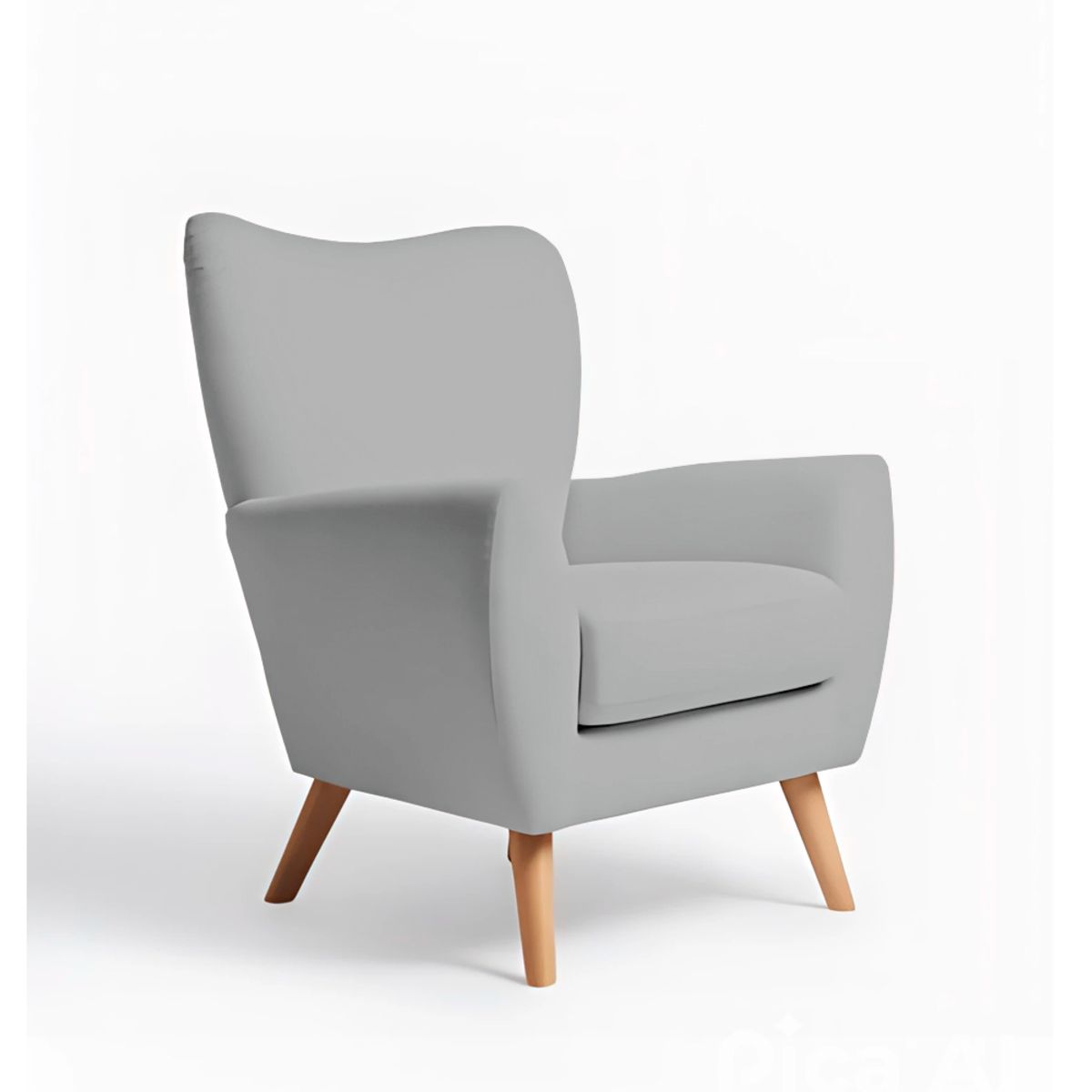 BH BARAKA HOME PREMIUM - Butaca Zani - Gris claro