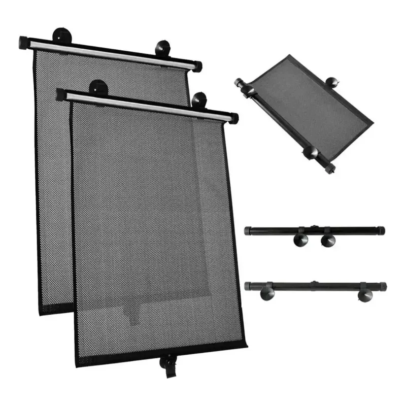JET - Tapasol Enrollable 40x45cm Negro 2pcs