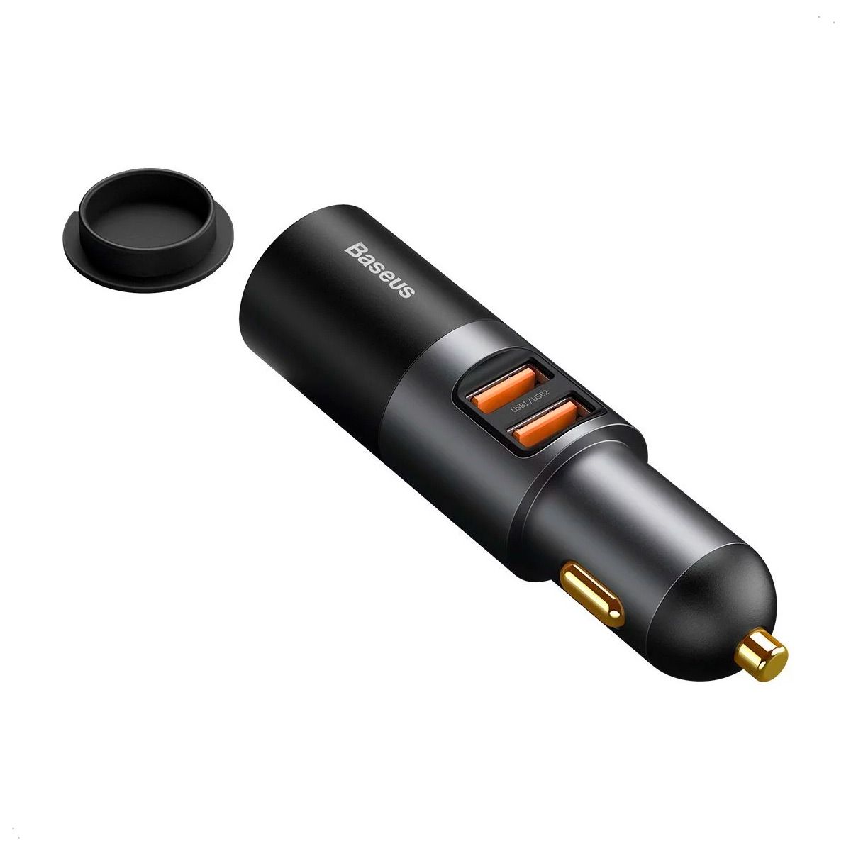 BASEUS - Cargador Baseus  Cigarrera de Auto Carro MP3 Carga Rapida 120w