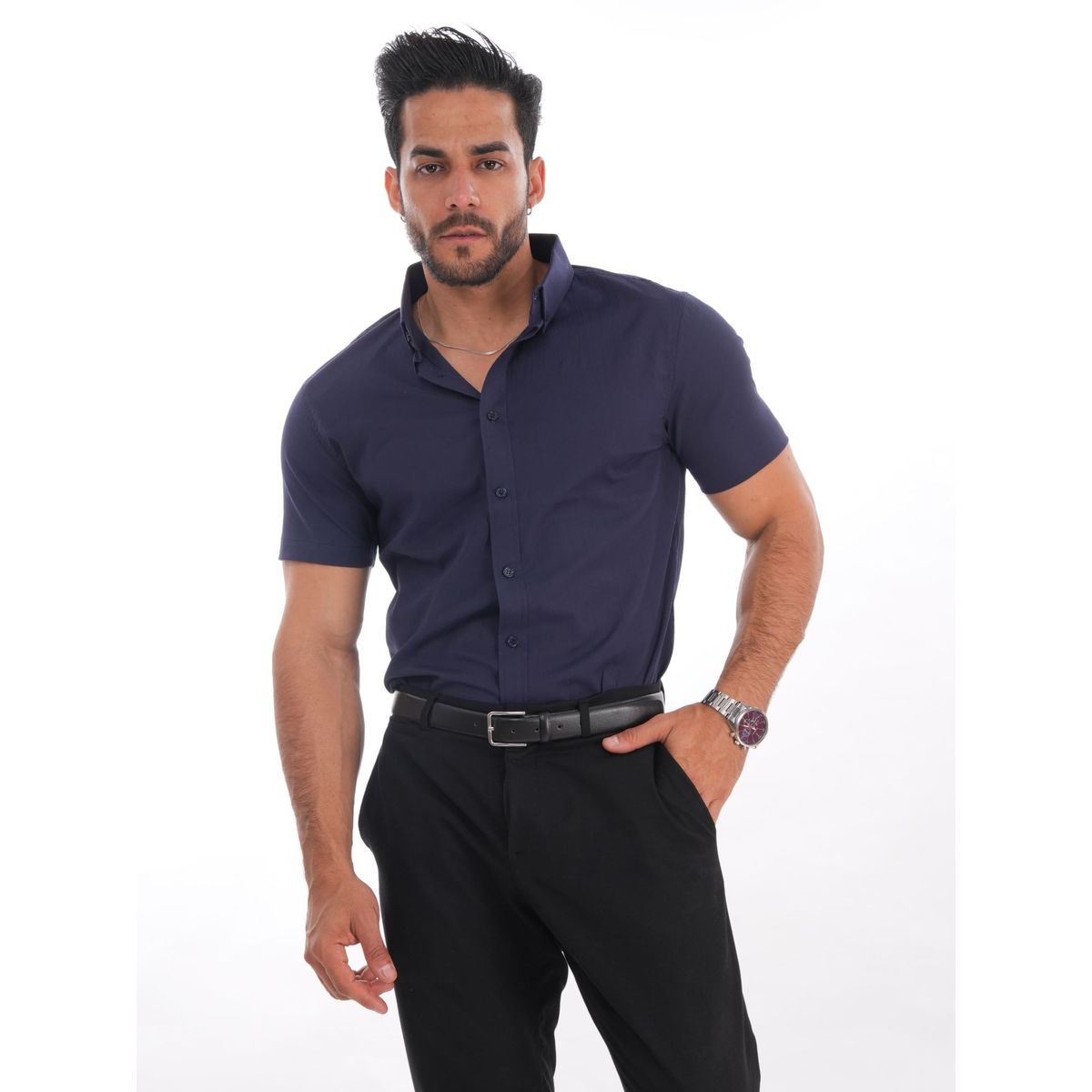 MEHIVIC - CAMISAS SLIM FIT MANGA CORTA MEHIVIC