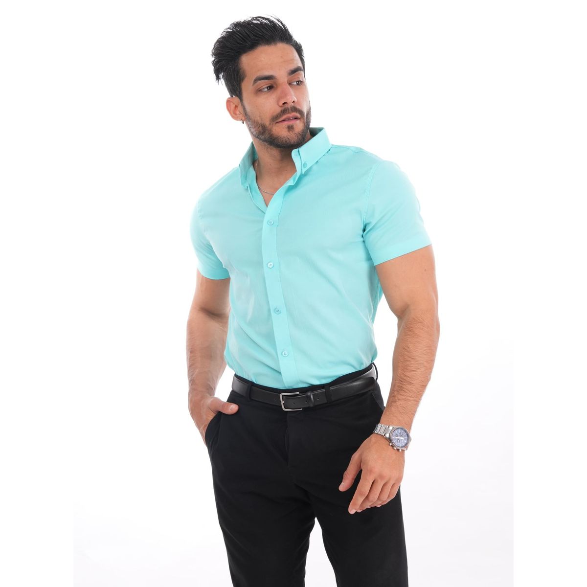 MEHIVIC - CAMISAS SLIM FIT MANGA CORTA MEHIVIC