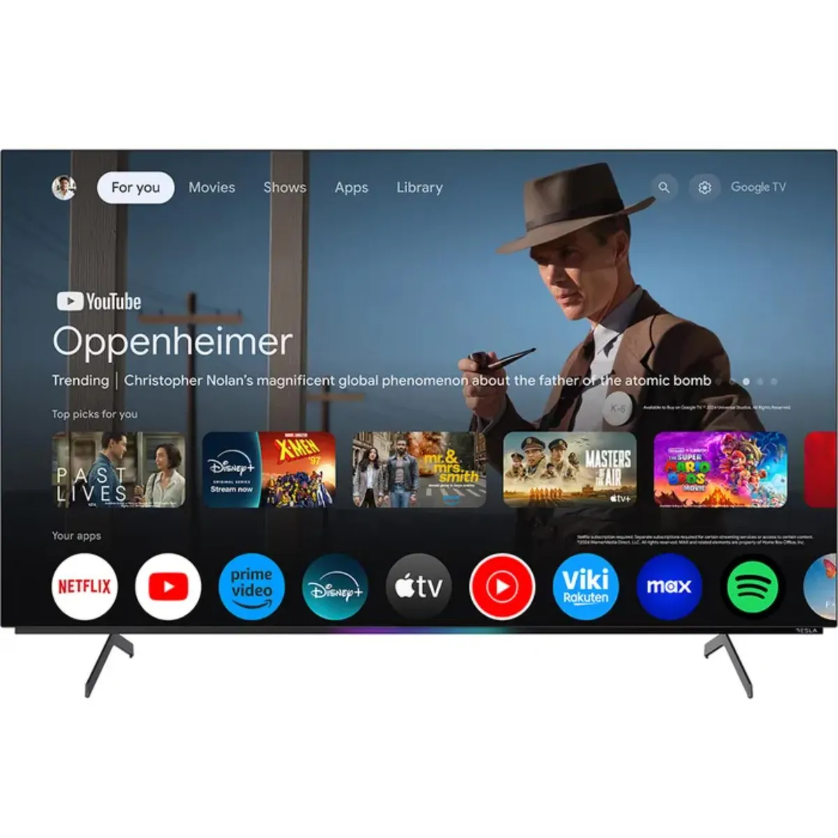 TESLA - TV Tesla 55 OLED 4K Ultra HD Google TV 120HZ O55S949GUS3