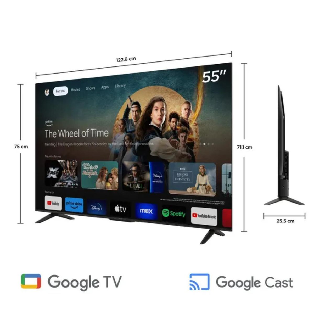 IFFALCON - TV Iffalcon 55 4K Ultra HD Google TV Smart TV 55U65