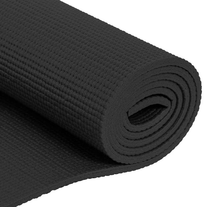 GENERICO - COLCHONETA MAT YOGA DE 6MM NEGRO