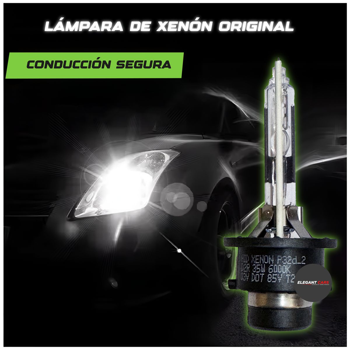 JET - Foco HID D2R Super Potente Par