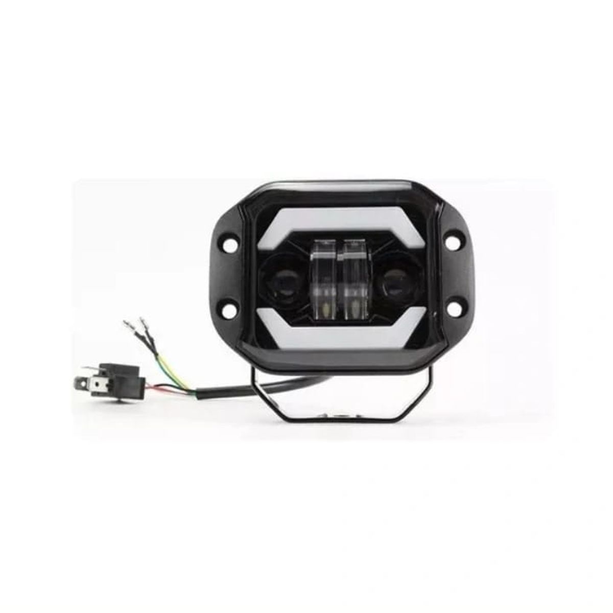 GENERICO - Faros Led 5 Emportrables Alto Y Bajo H4 Con Drl Ámbar