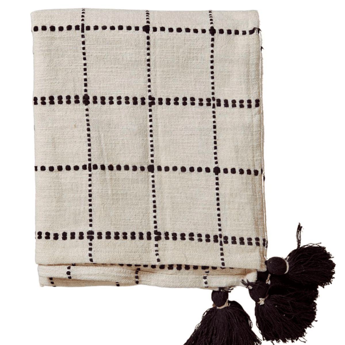 MAP DESIGN HOME - Manta Alba Algodon 170x130cm