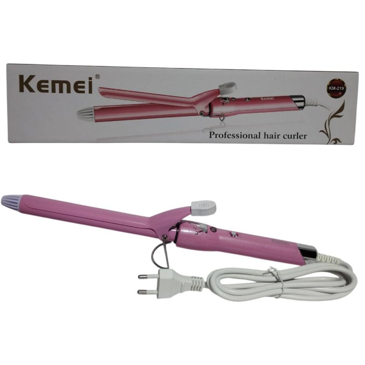 KEMEI - Rizador Ondulador de  22 mm KEMEI de Ceramica Para el Cabello