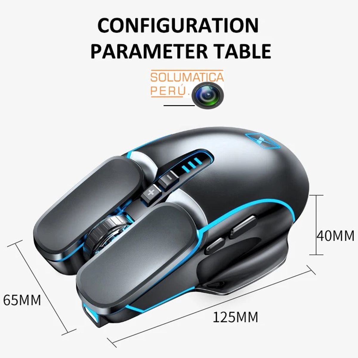 OEM - Mouse Gamer Inalambrico - Recargable Para Windows y Macbook