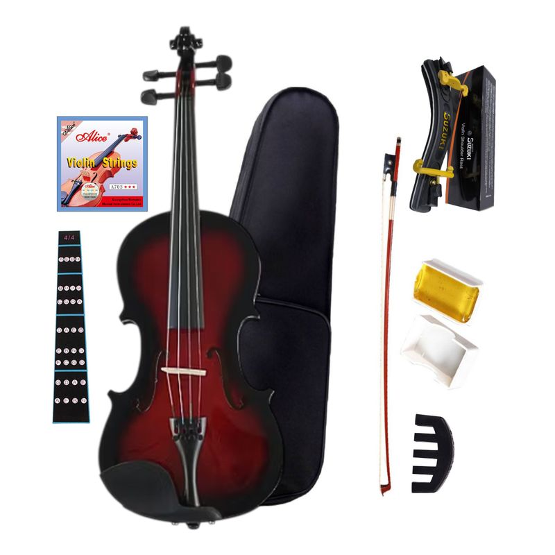 GENERICO - Combo violín estudiante Di Luthier Red 4.4