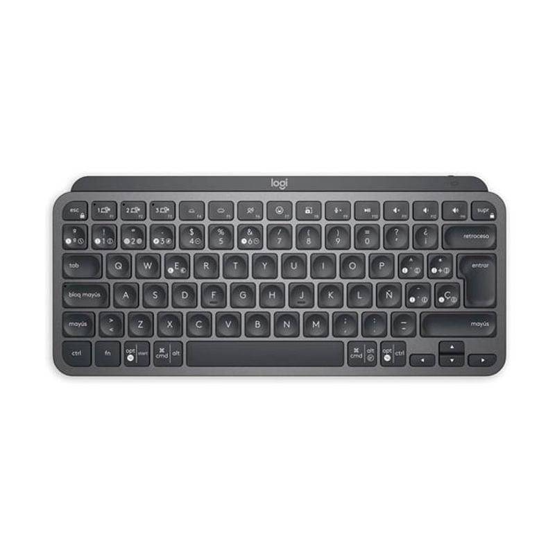 LOGITECH - Teclado Bluetooth iluminado Logitech MX KEYS MINI Grafito
