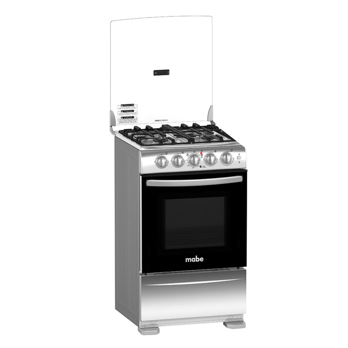 MABE - Cocina de piso a Gas 52 cm inox Mabe CMP5140FX0