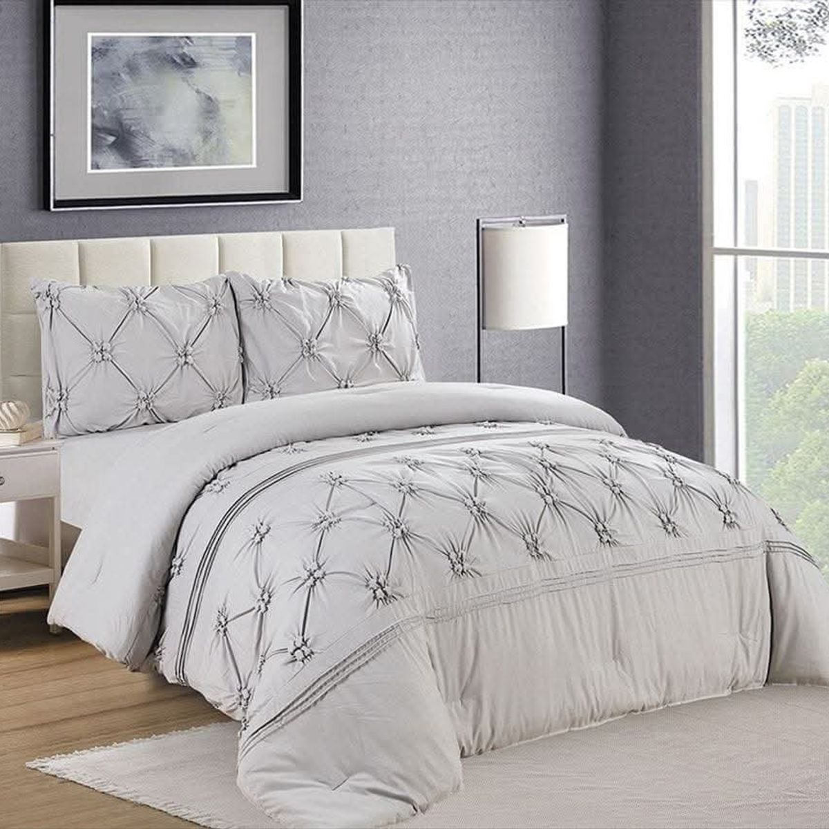 CASATEX - Edredón Queen + Juego de Sábanas 100% Algodón - 5 Piezas