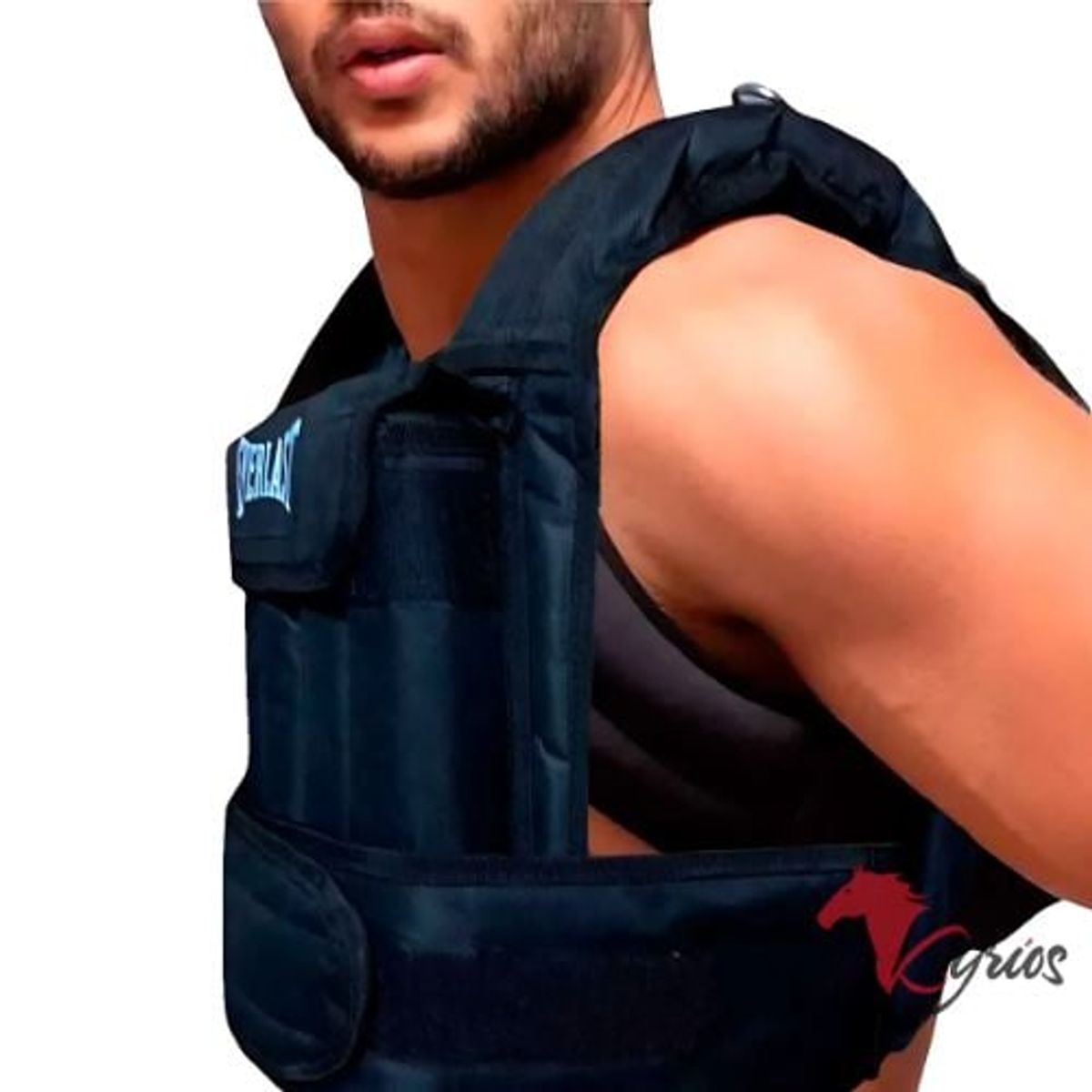 NO LOGO - Set De Mancuernas De 20 KG Cromadas + Chaleco De 20 Kg De Regalo