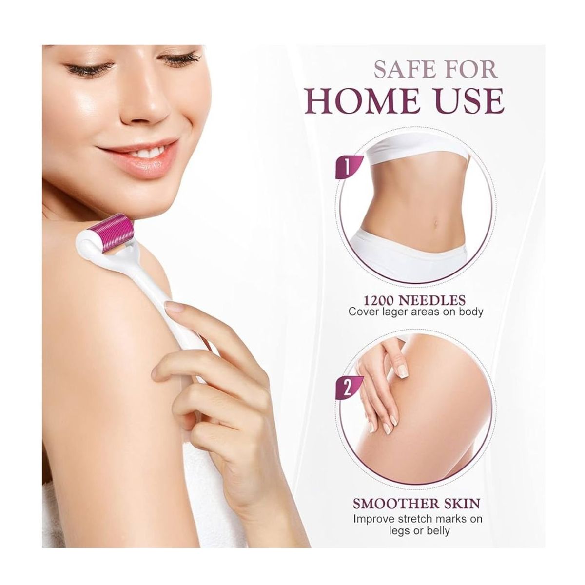 OEM - Rodillo Derma Roller 4 en 1