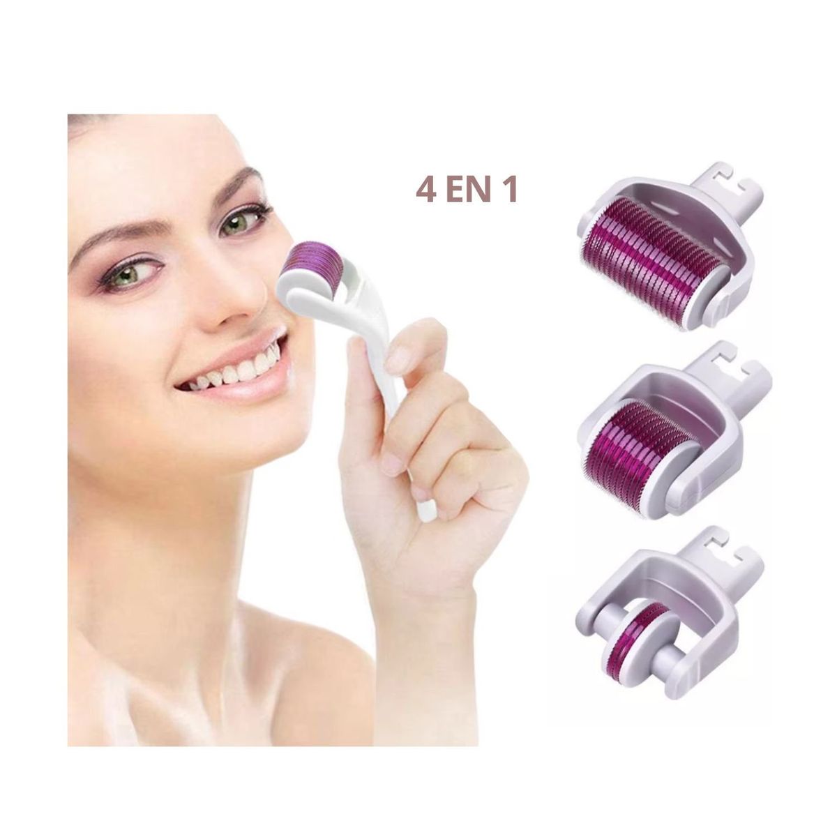 OEM - Rodillo Derma Roller 4 en 1