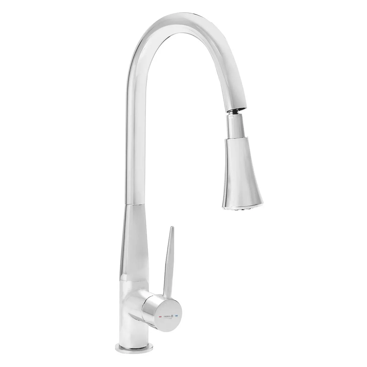 TREBOL - Monocomando para Cocina en Bronce Cromado