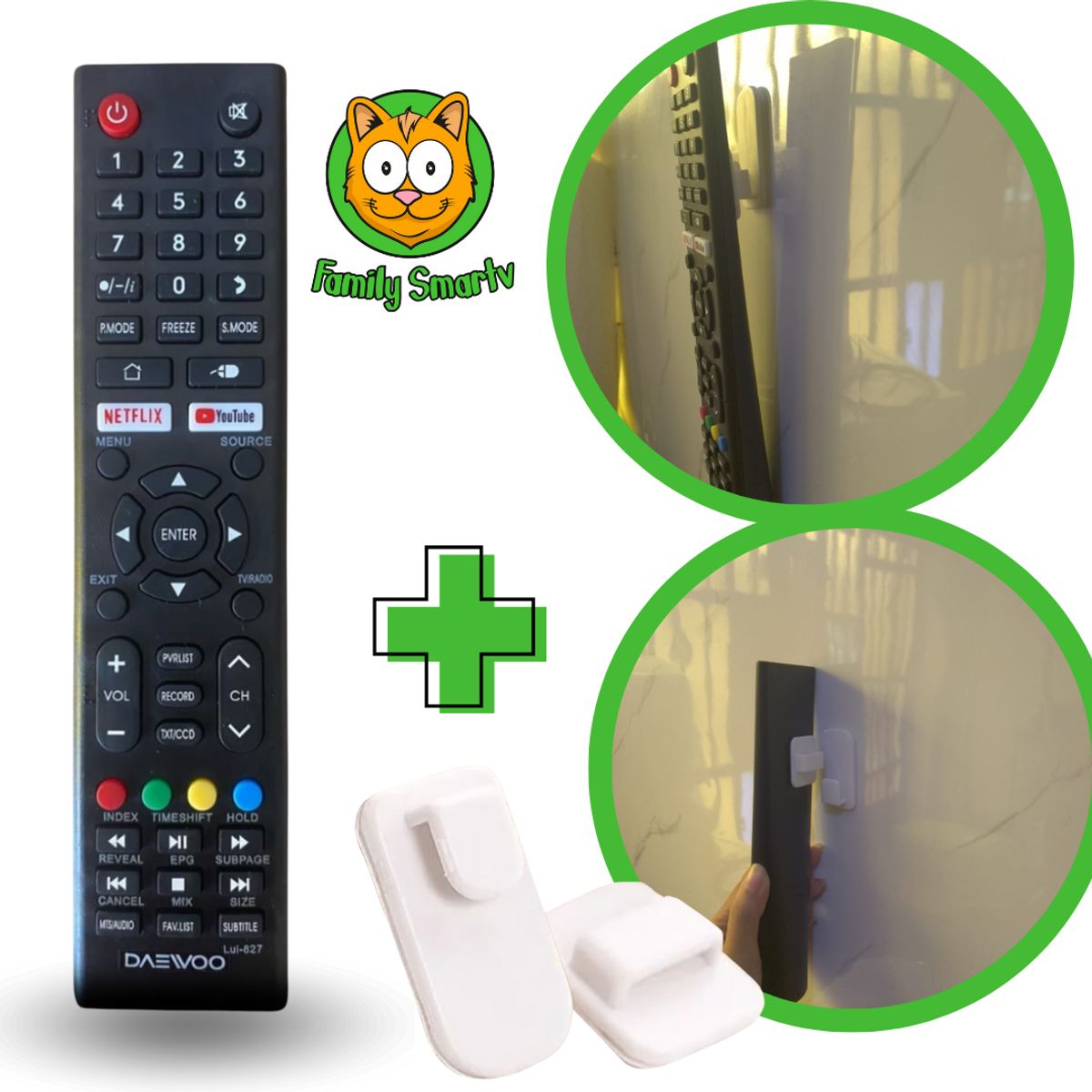 GENERICO - Control Remoto para Daewo Version 2025 + soporte