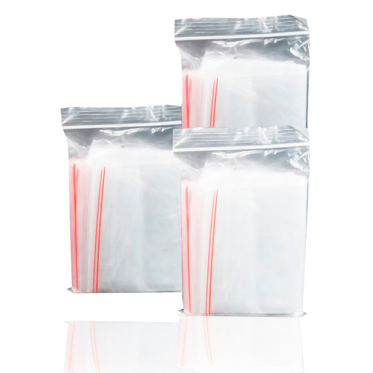 GENERICO - Bolsa de cierre hermético  6cm x 9cm 100 pcs