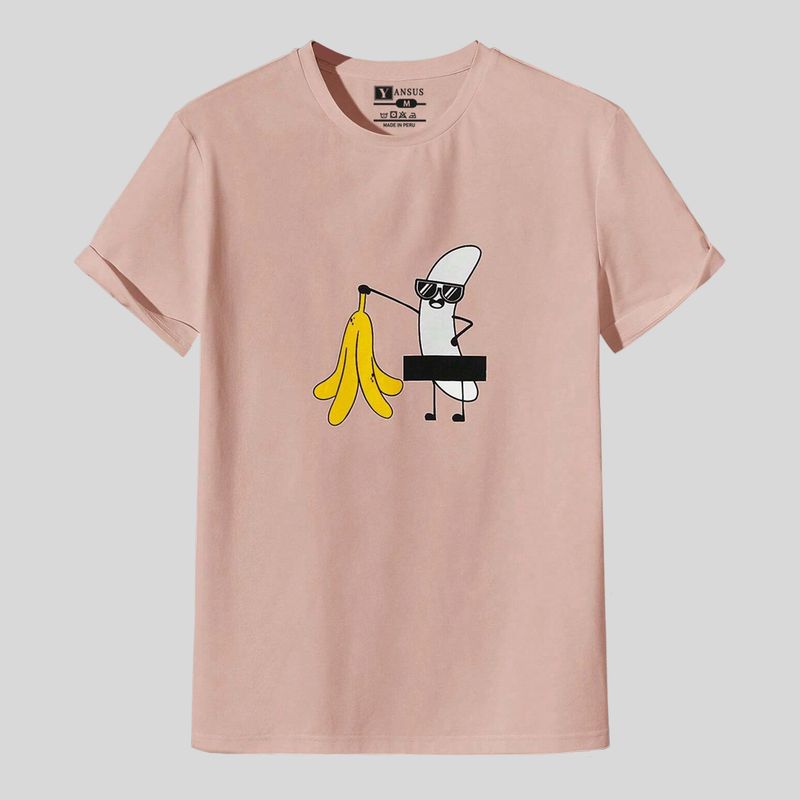 YANSUS - Polo Hombre Yansus Estampado Plátano