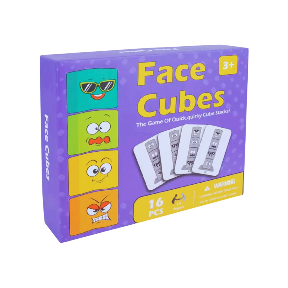 GENERICO - Juego Cubos de Emociones Apila Rápido y Diviértete