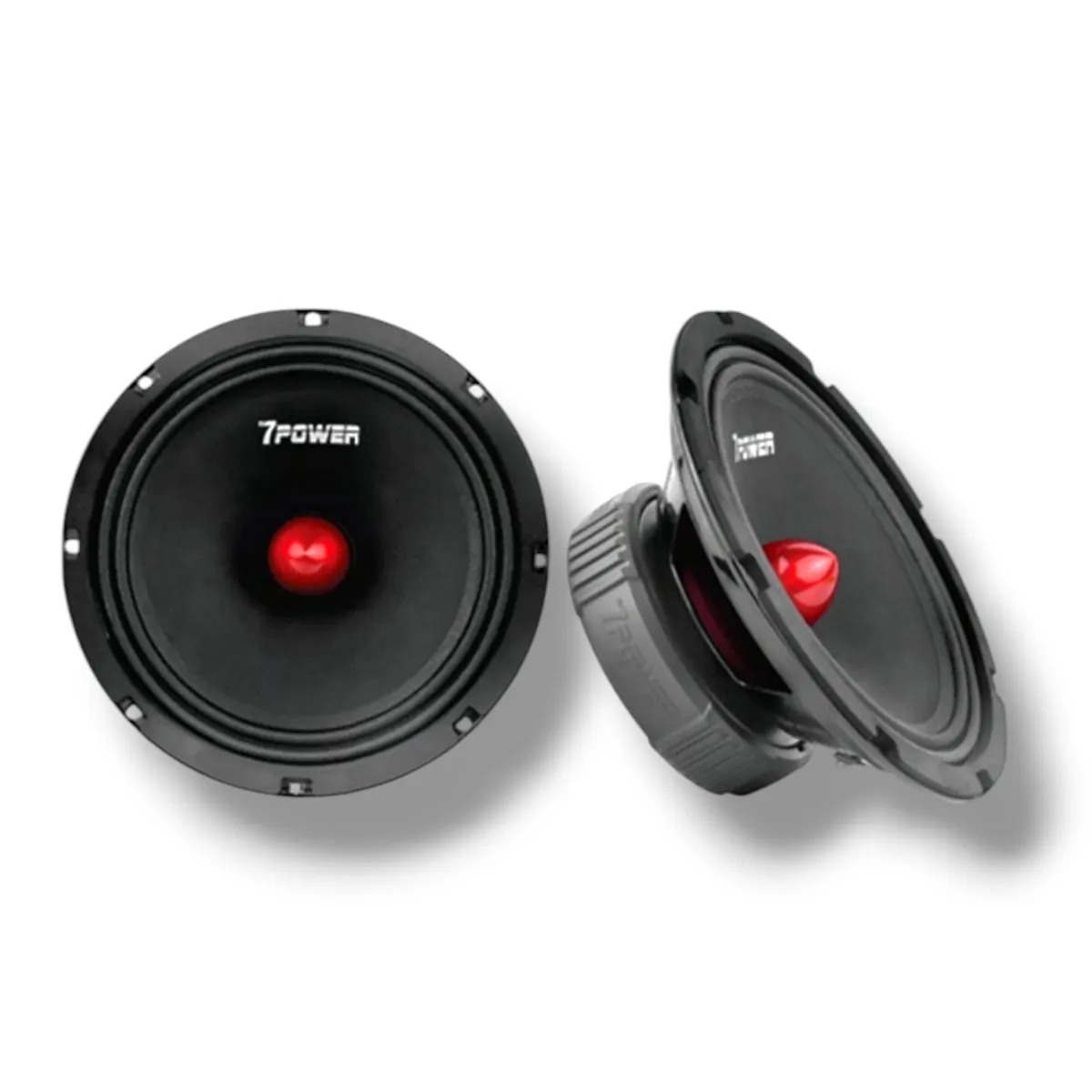 GENERICO - Parlantes Medios Rango Punta Bala 8" Pulgadas 540W 7 Power