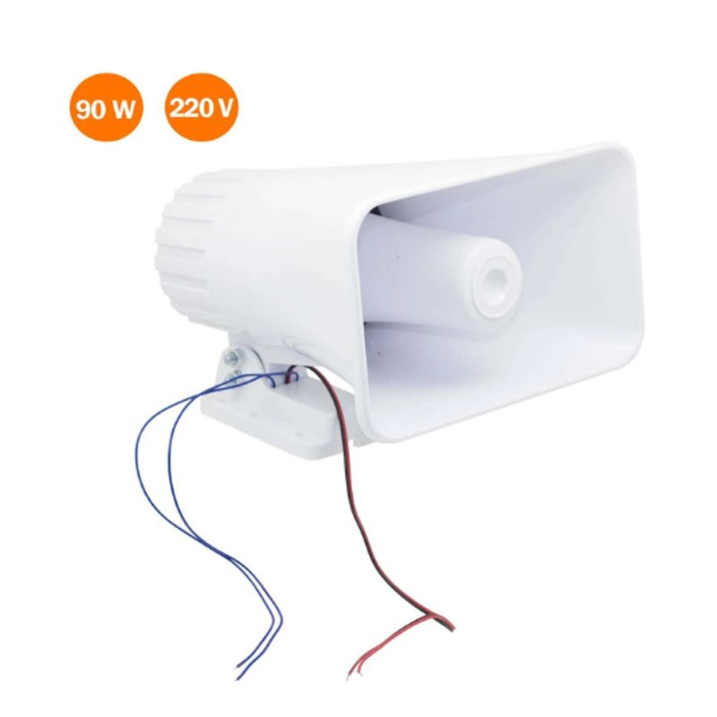 WESTOR - Sirena Blanca 2 Tonos 90W WT-085 WESTOR