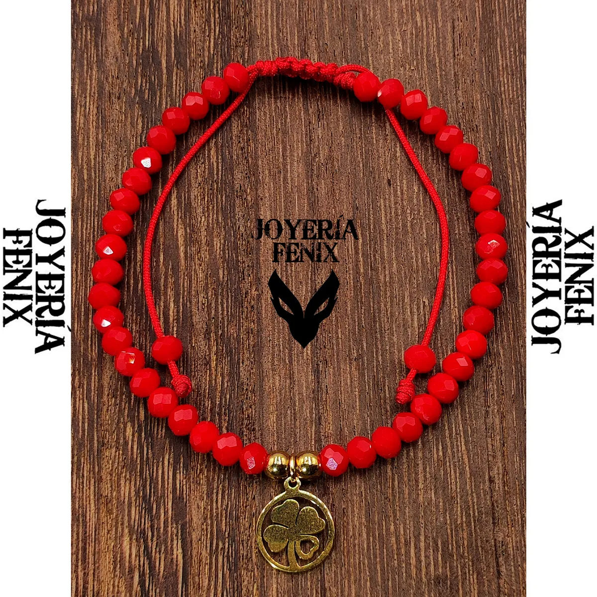 JOYERIA FENIX - Pulsera Trébol Ajustable - Joyería Fénix
