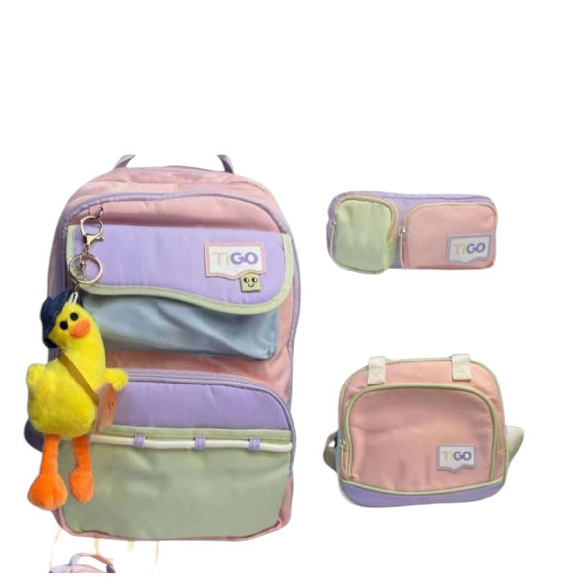 TIGO - MOCHILA TRIPACK TIGO KAWAII LILAC