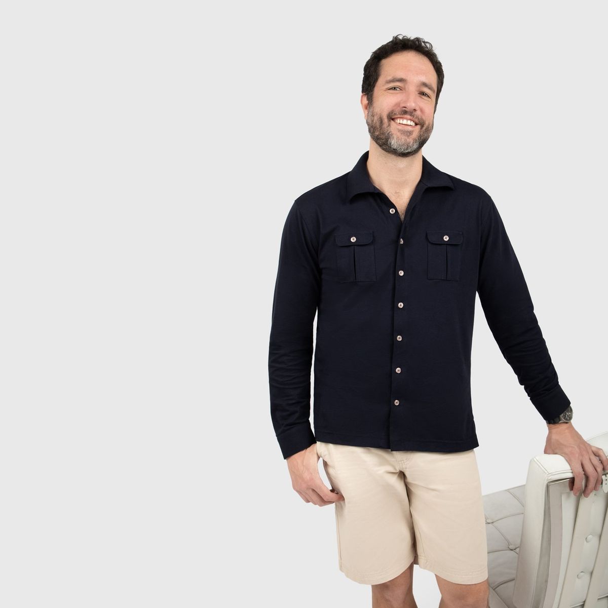 CONUNDRA CLOTHING - Camisa Negra 100% Algodón