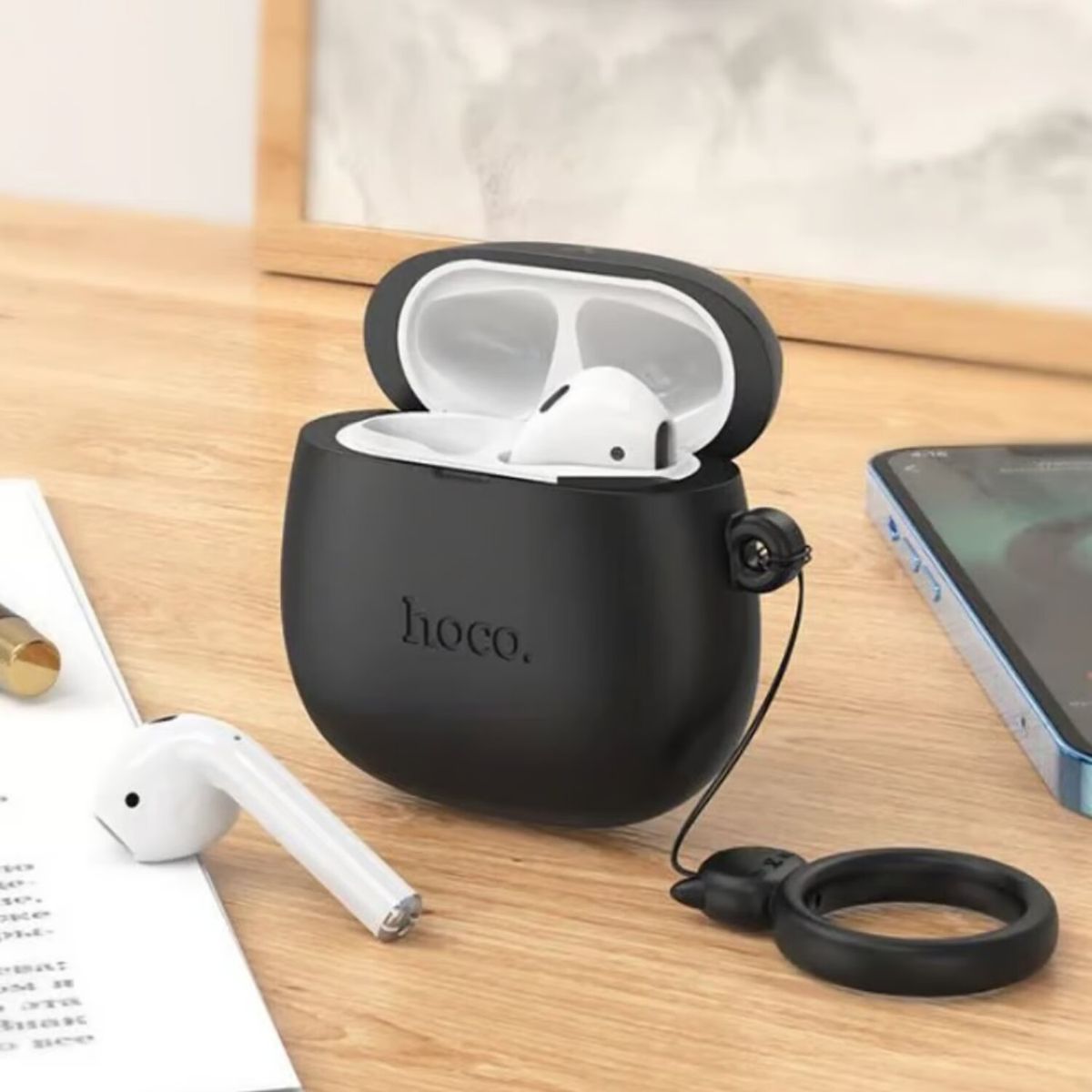 GENERICO - Audifonos Bluetooth Tws Hoco Ew45 Gato Color NEGRO